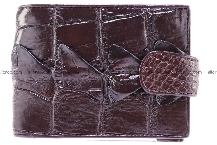 Siamese crocodile wallet with half belt and coins compartment 277