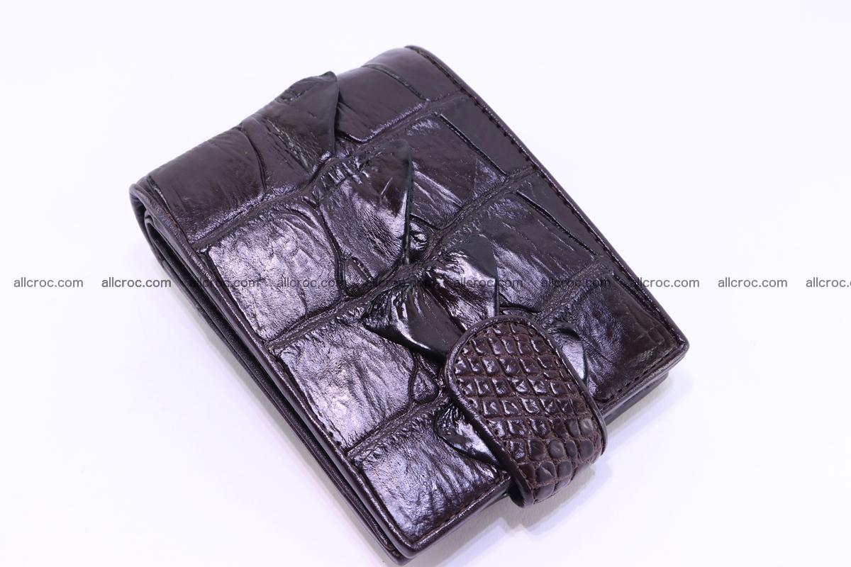 Siamese crocodile wallet with half belt and coins compartment 277 Foto 4