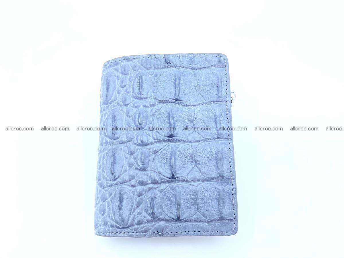 Crocodile leather vertical wallet HK 640 Foto 0
