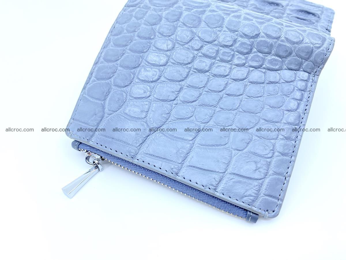 Crocodile leather vertical wallet HK 640 Foto 3