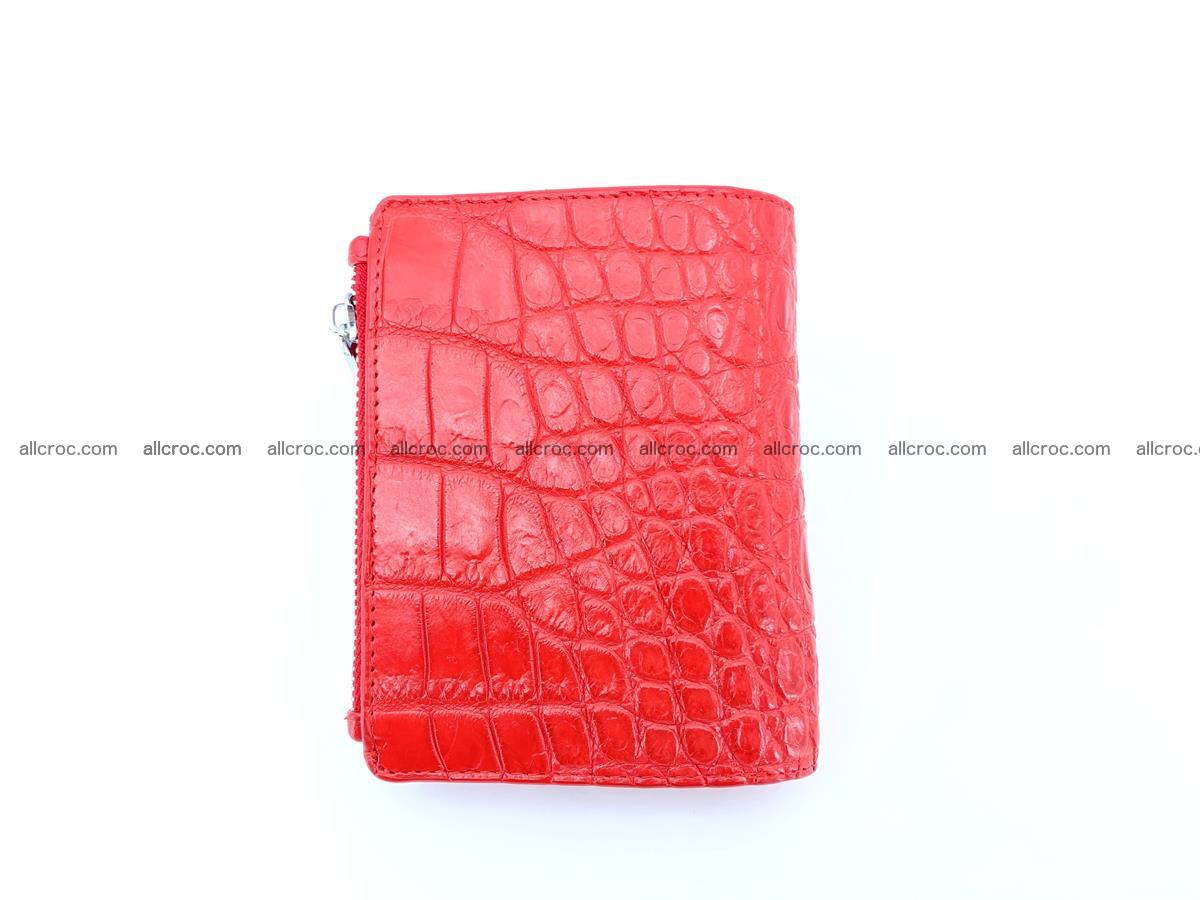 Crocodile leather vertical wallet HK 638 Foto 1