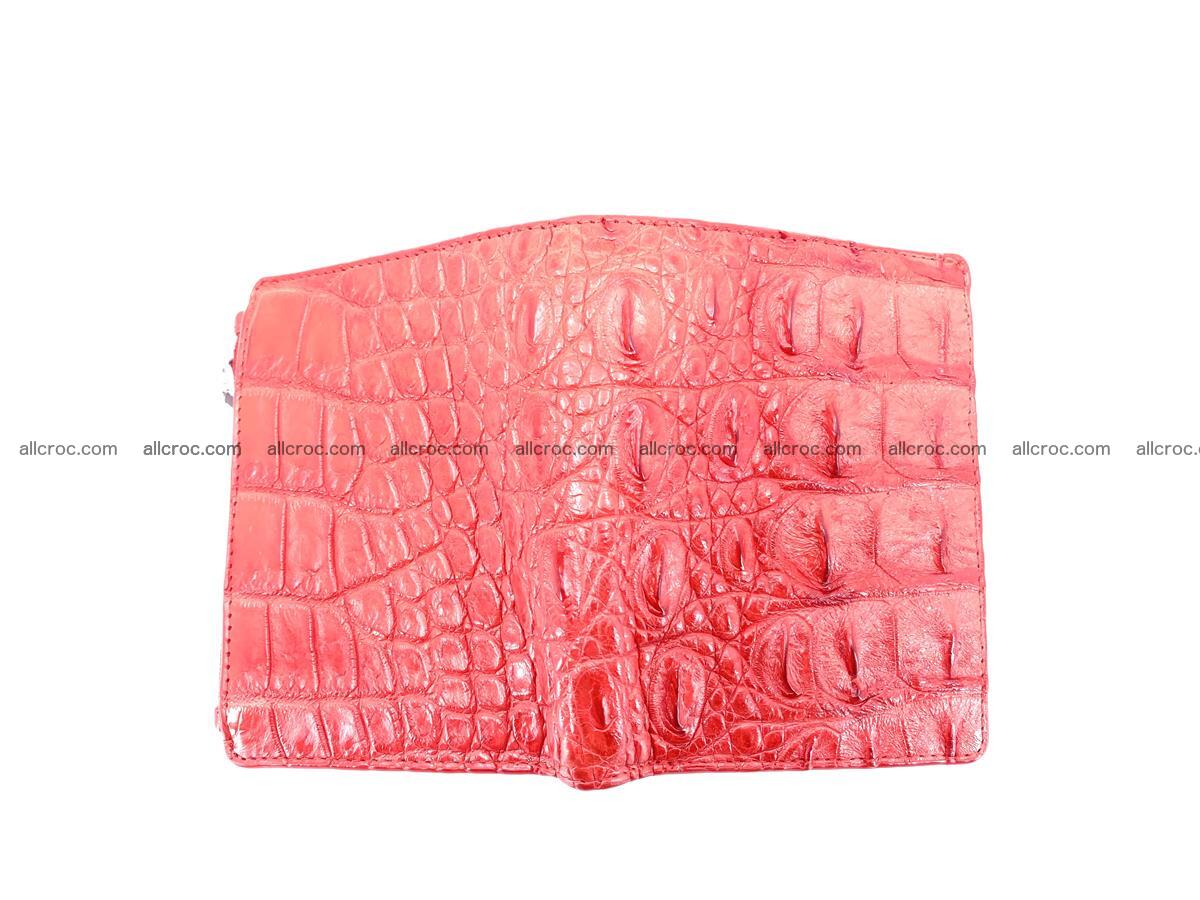 Crocodile leather vertical wallet HK 638 Foto 2