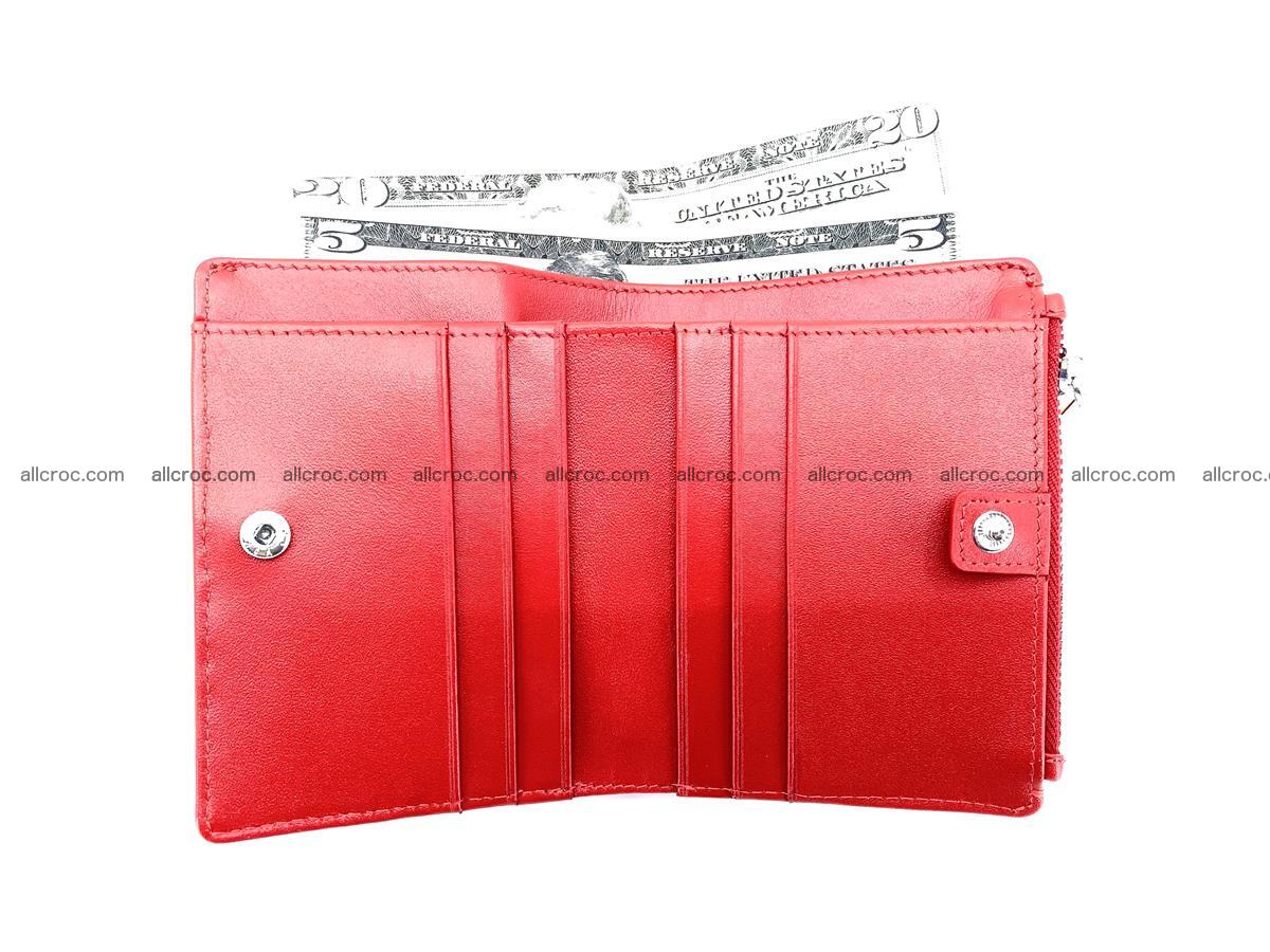 Crocodile leather vertical wallet HK 638 Foto 5