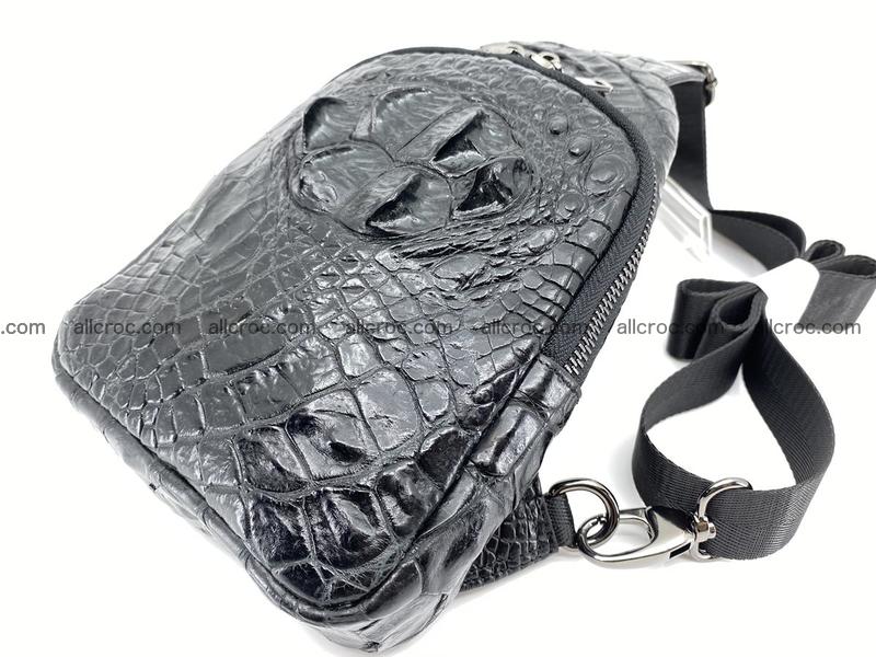 Sling bag from crocodile skin 888