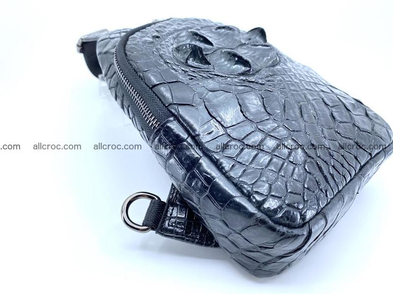 Sling bag from crocodile skin 888