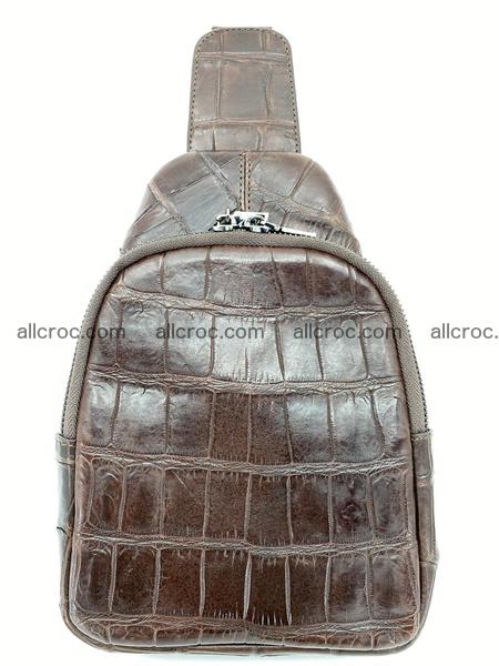 Sling bag from crocodile skin 887