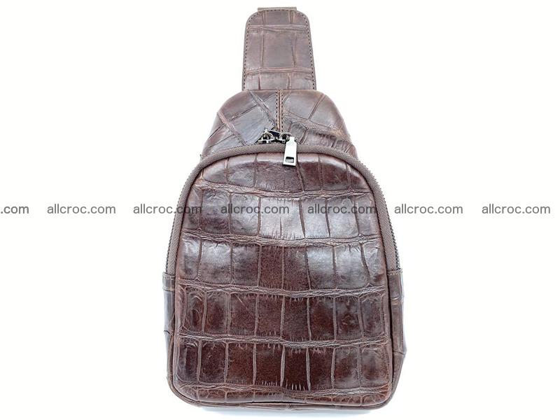 Sling bag from crocodile skin 887