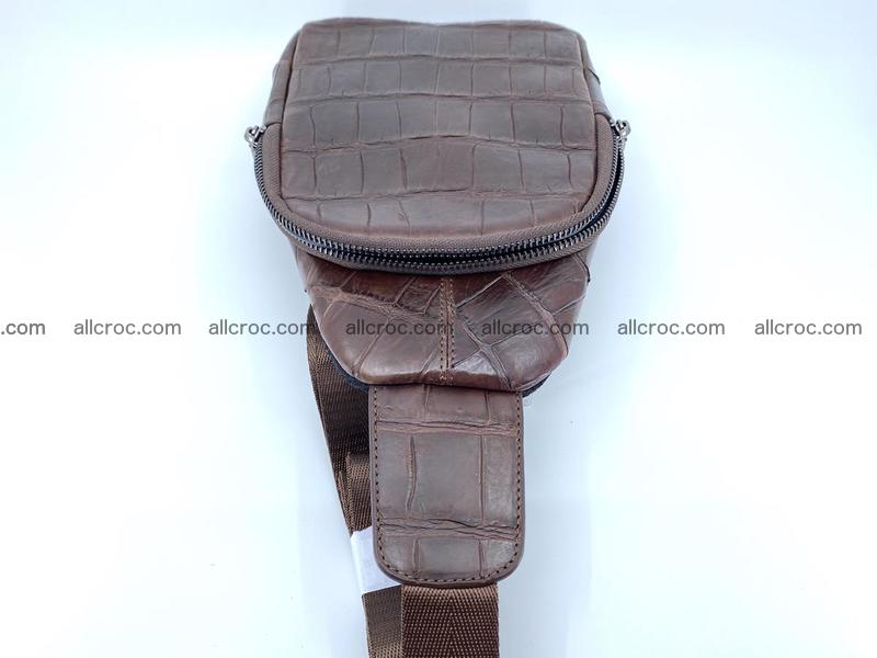 Sling bag from crocodile skin 887