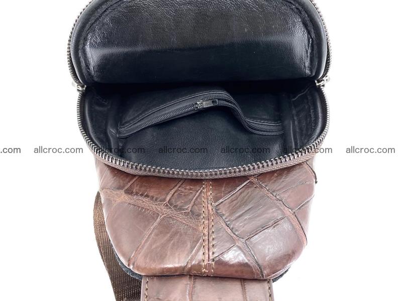 Sling bag from crocodile skin 887