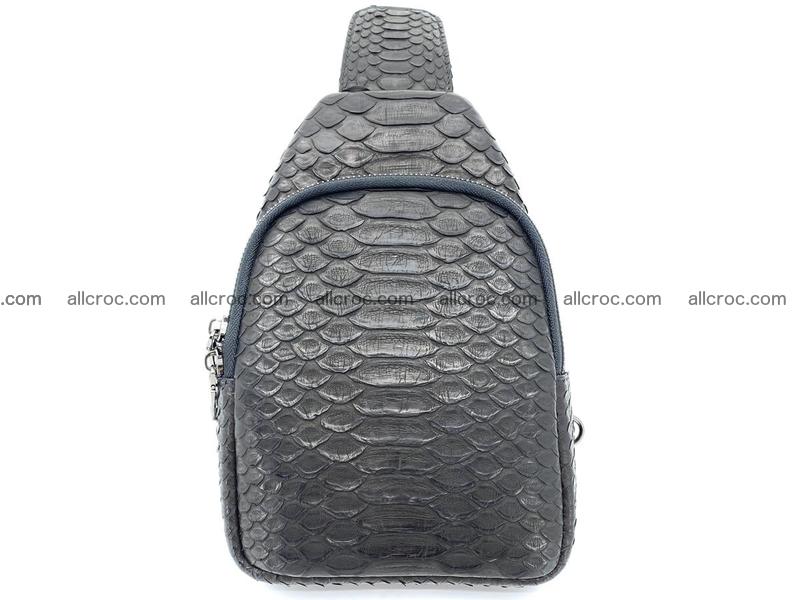 Sling bag from python snake skin 889