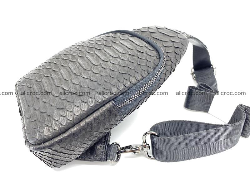 Sling bag from python snake skin 889