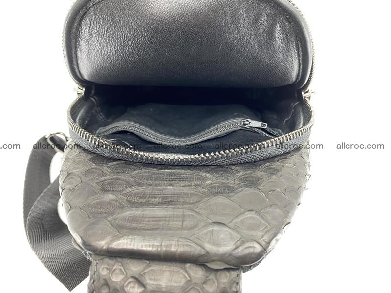 Sling bag from python snake skin 889