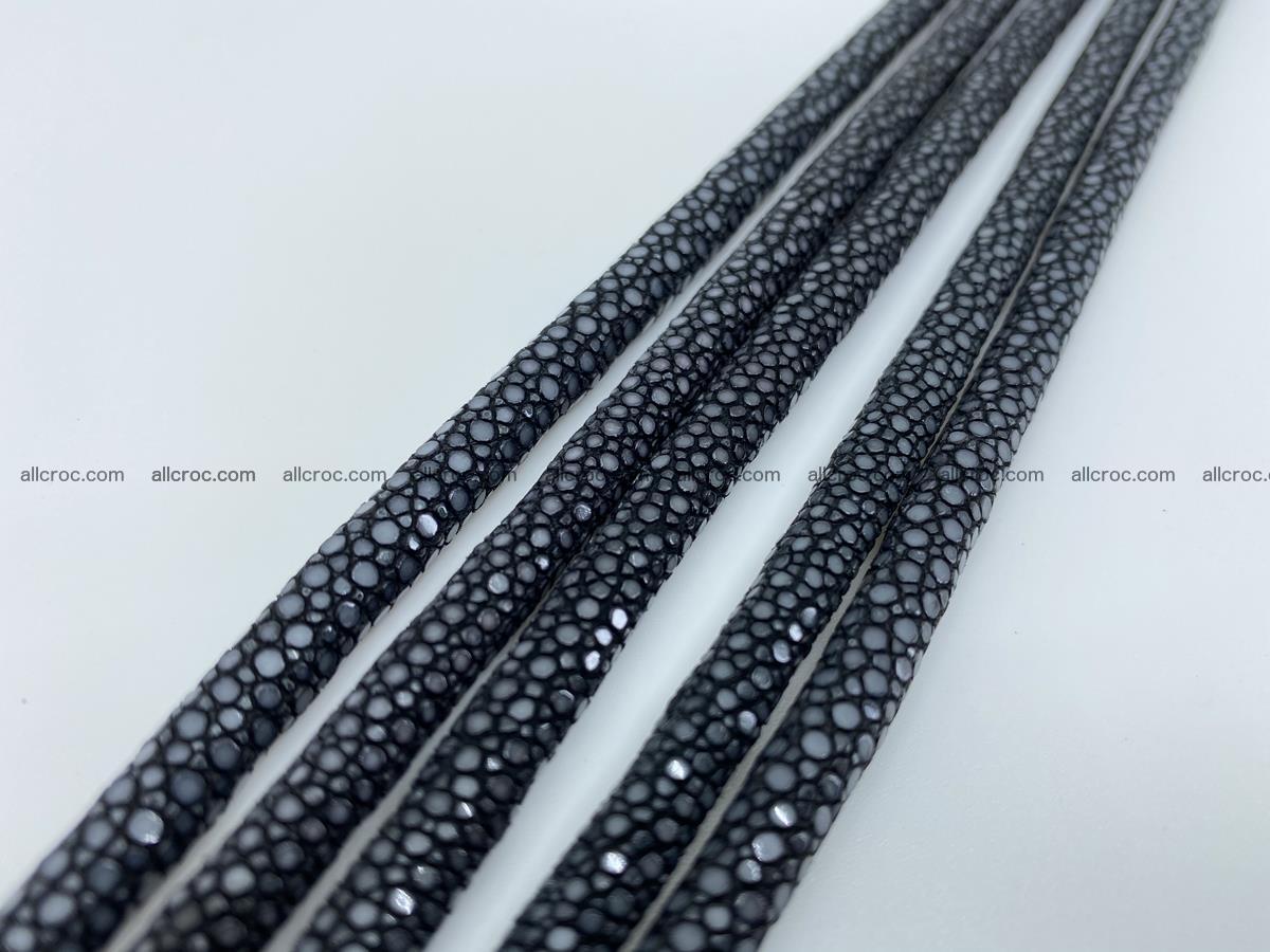 Polished stingray skin cord 6mm x 50cm 2408 Foto 2