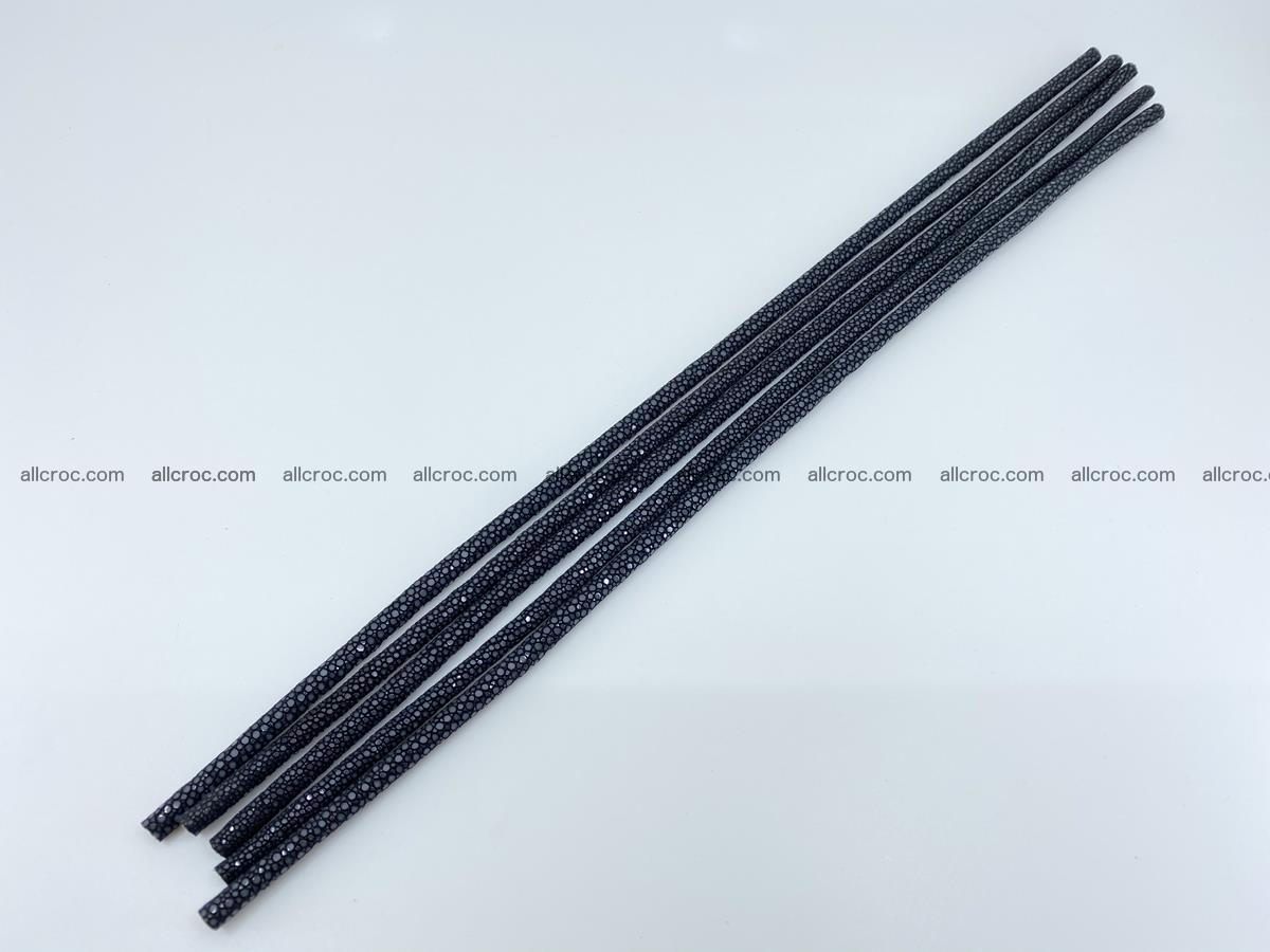 Polished stingray skin cord 6mm x 50cm 2408 Foto 3