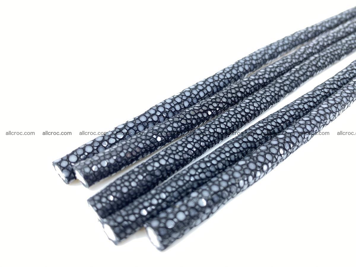 Polished stingray skin cord 6mm x 50cm 2408 Foto 1