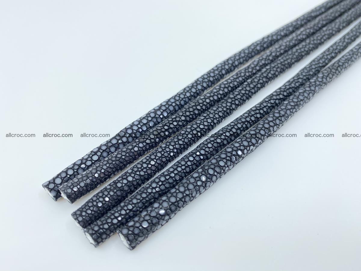 Polished stingray skin cord 6mm x 50cm 2408 Foto 7