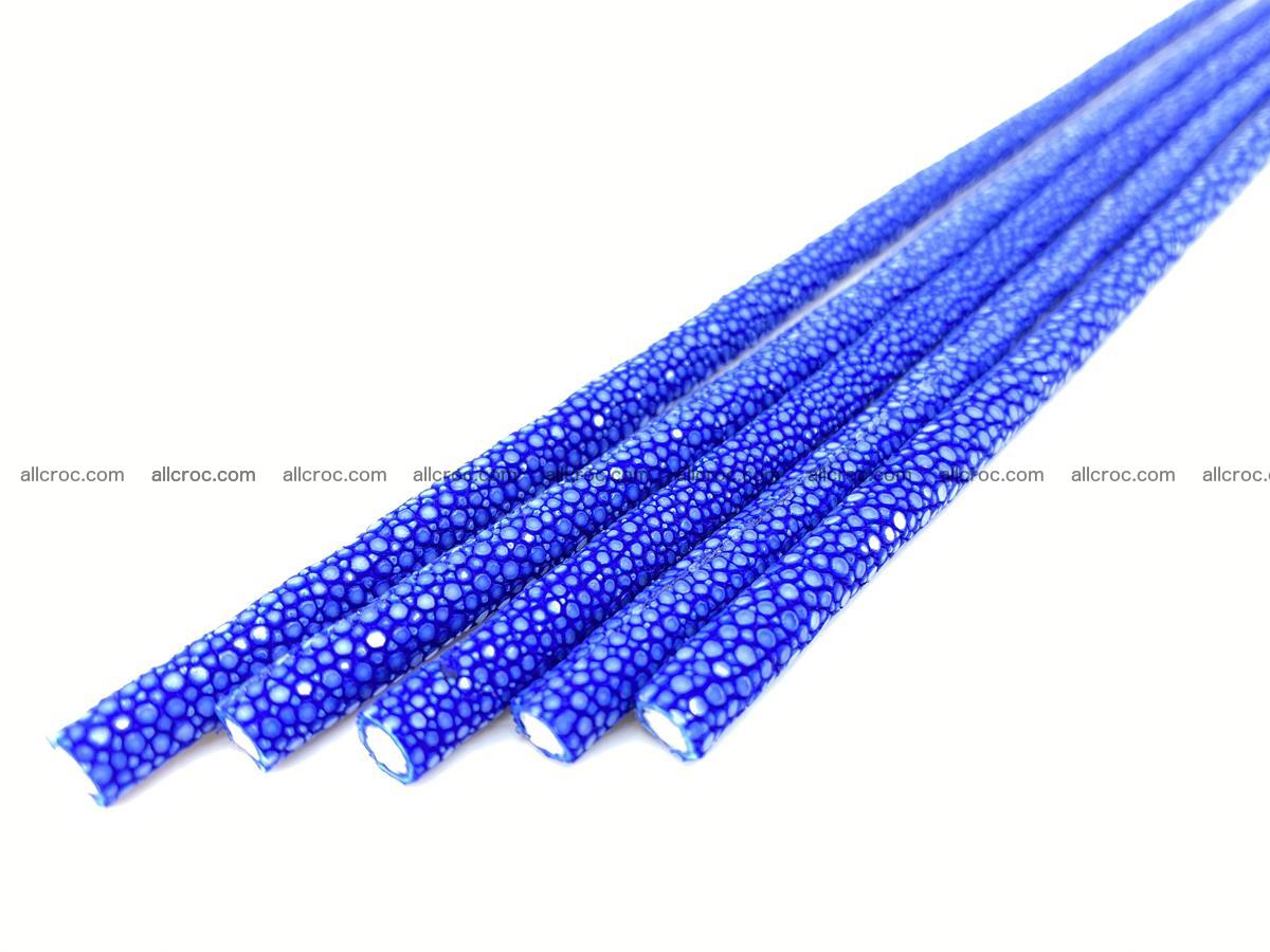 Sanded stingray skin cord 5mm x 40cm 2307 Foto 2