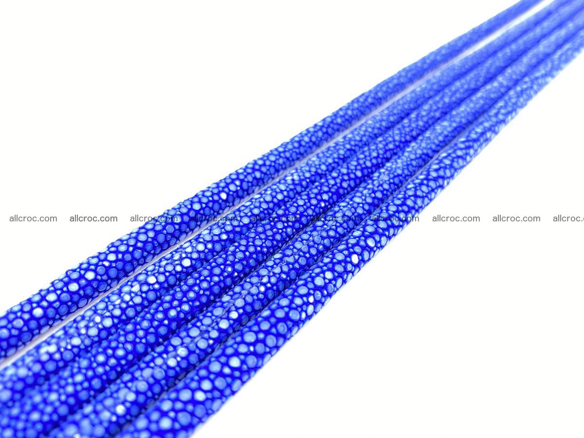 Sanded stingray skin cord 5mm x 40cm 2307 Foto 1