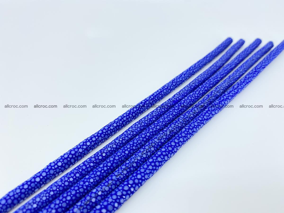 Sanded stingray skin cord 5mm x 40cm 2307 Foto 3