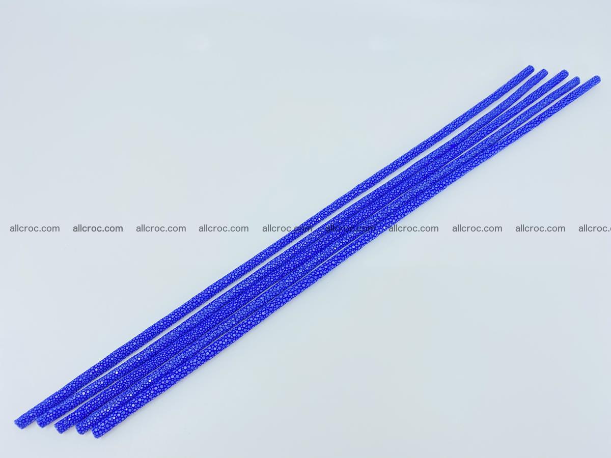 Sanded stingray skin cord 5mm x 40cm 2307 Foto 0