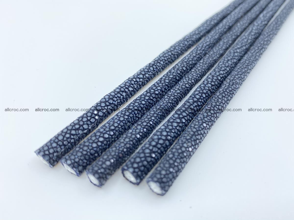 Sanded stingray leather cord 7mm x 50cm 2372  Foto 0