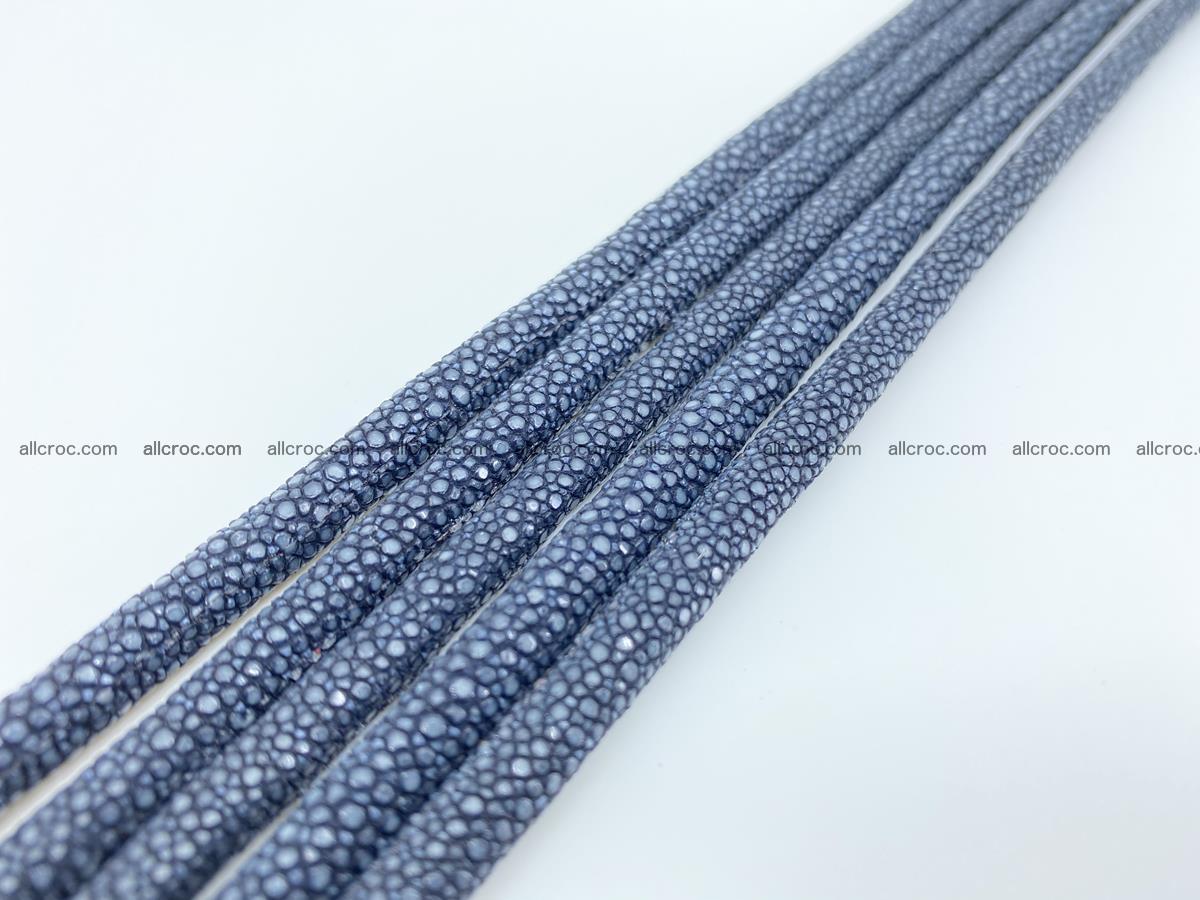 Sanded stingray leather cord 7mm x 50cm 2372  Foto 3