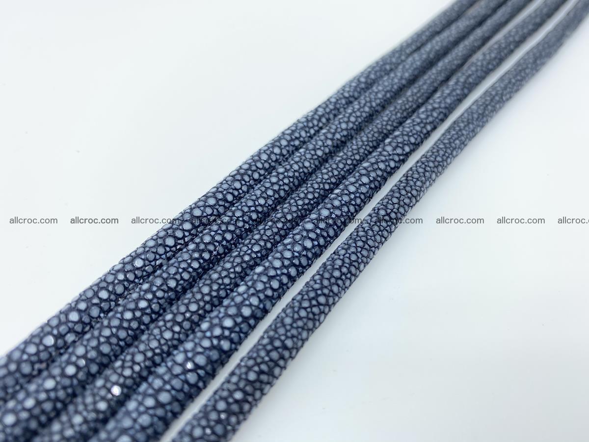 Sanded stingray leather cord 7mm x 50cm 2372  Foto 4