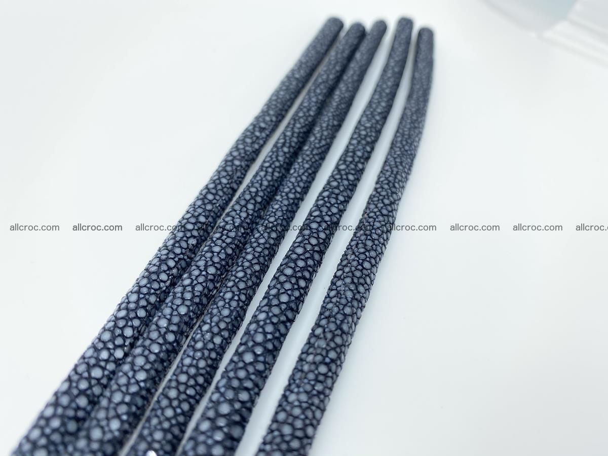 Sanded stingray leather cord 7mm x 50cm 2372  Foto 1