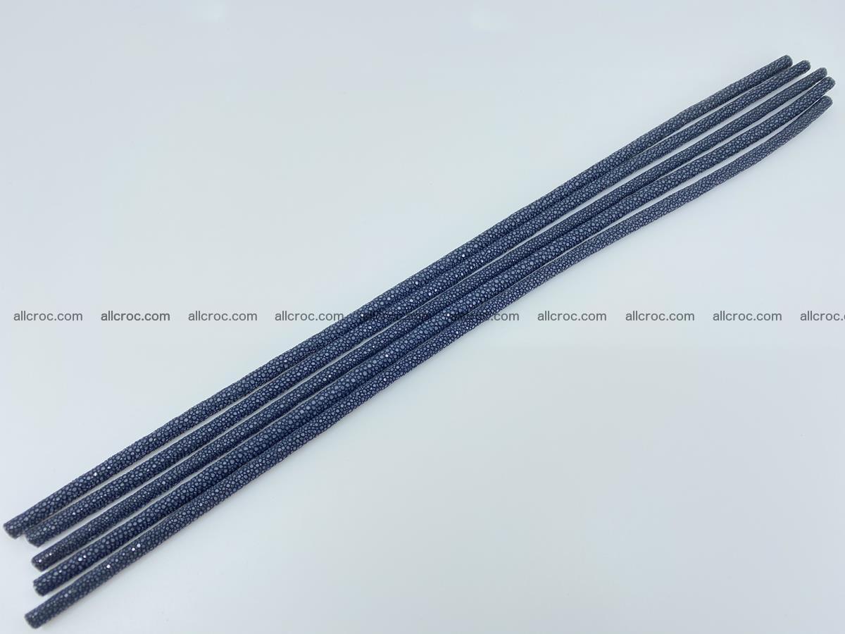 Sanded stingray leather cord 7mm x 50cm 2372  Foto 2