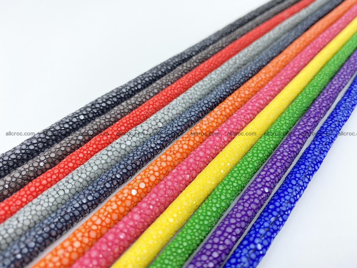 Sanded stingray leather cord 7mm x 50cm 2372  Foto 6