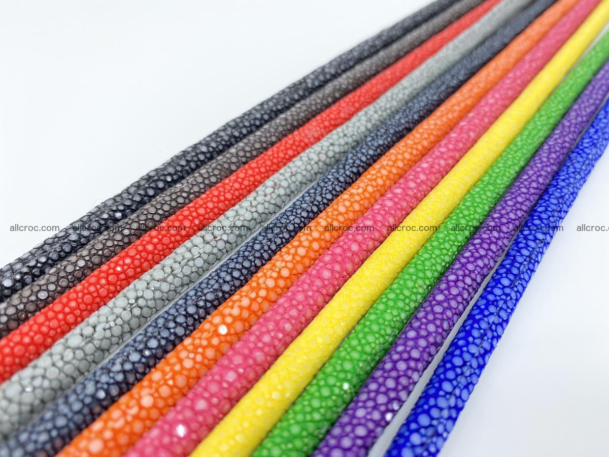Sanded stingray leather cord 7mm x 50cm 2372  Foto 7
