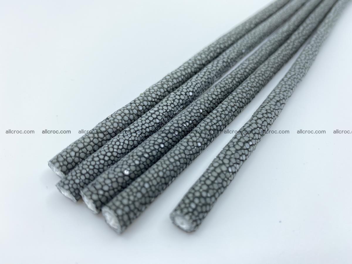 Polished stingray leather cord 4mm x 40cm 2290 Foto 1