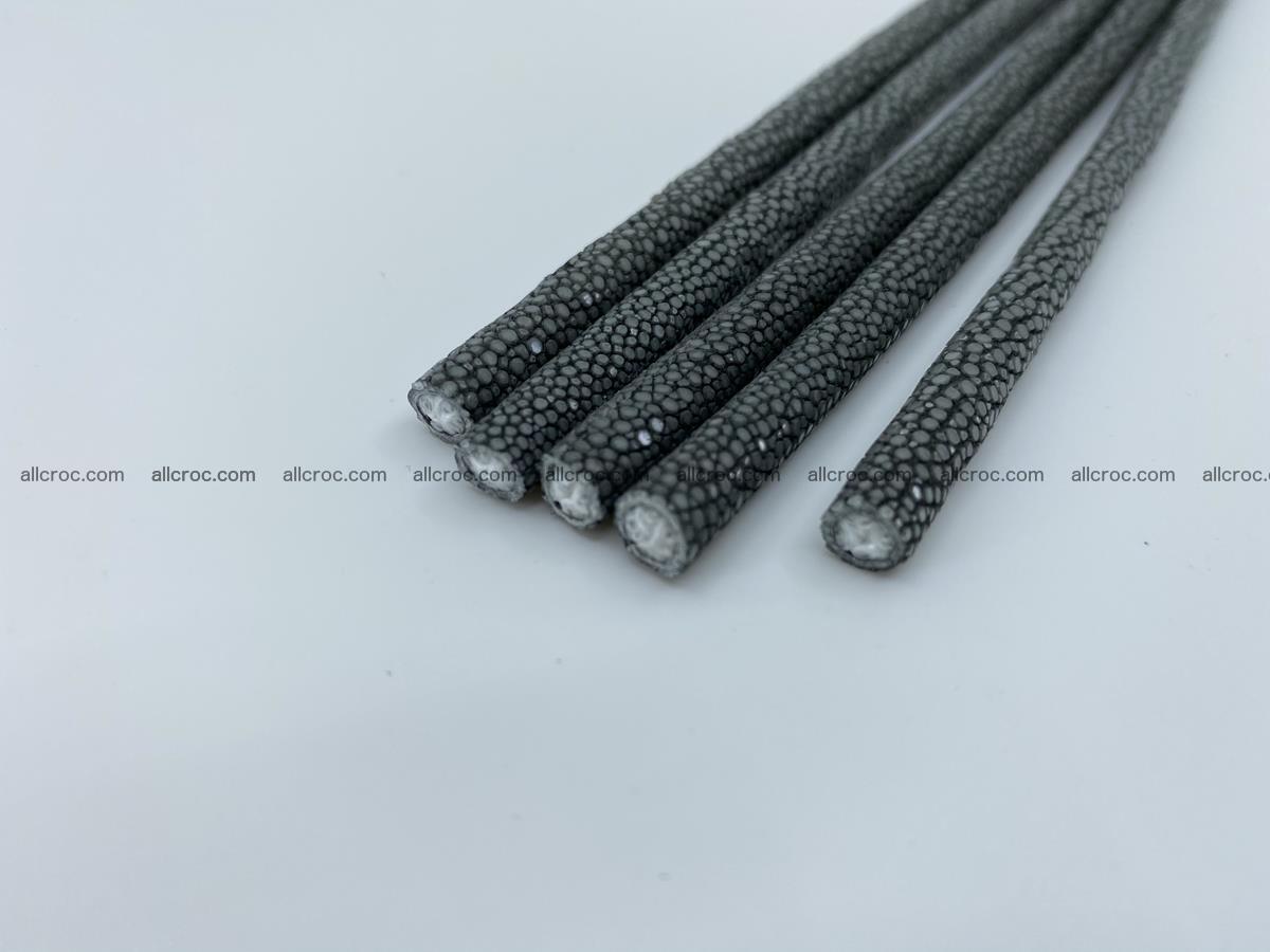 Polished stingray leather cord 4mm x 40cm 2290 Foto 4