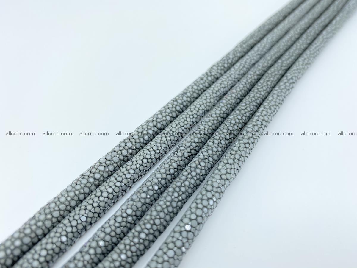Polished stingray leather cord 4mm x 40cm 2290 Foto 2
