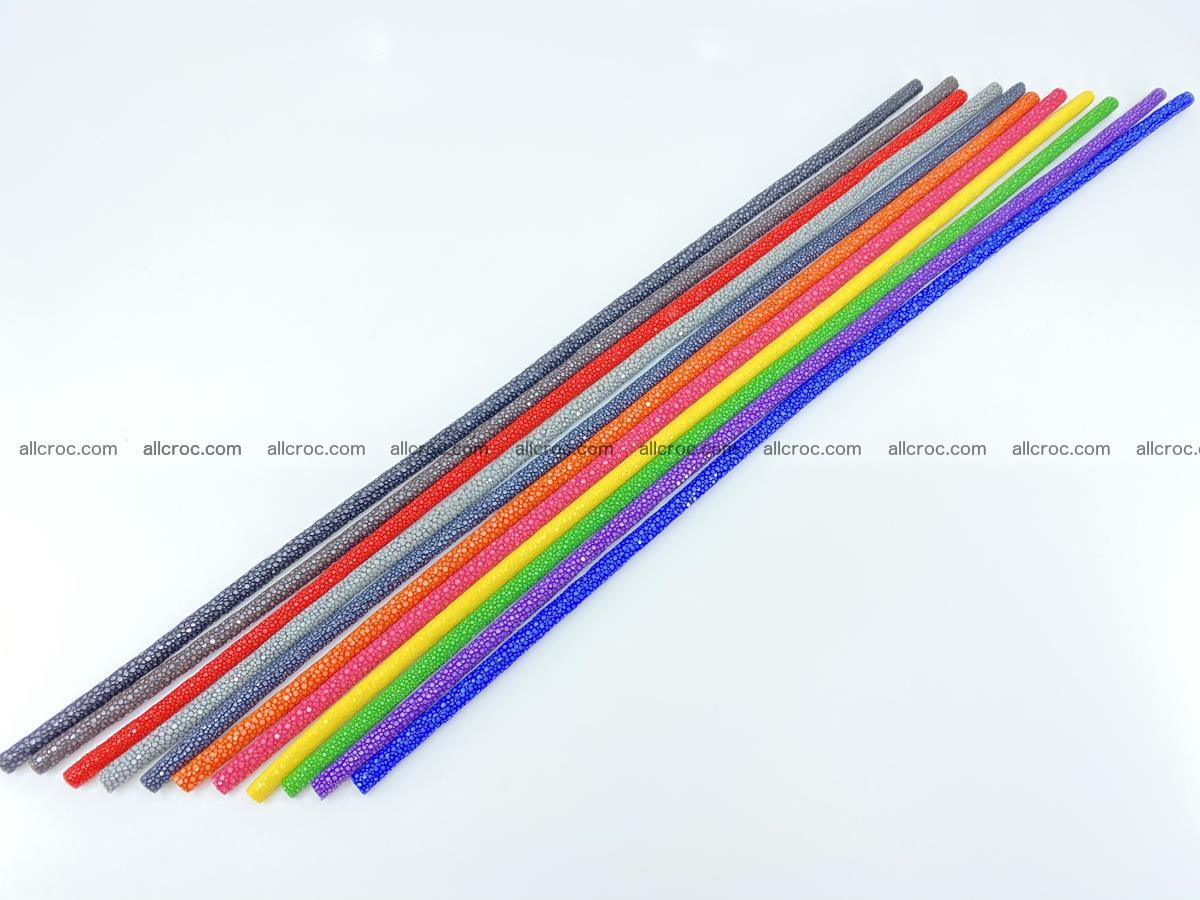 Stingray leather cord 6mm x 40cm 686 Foto 7