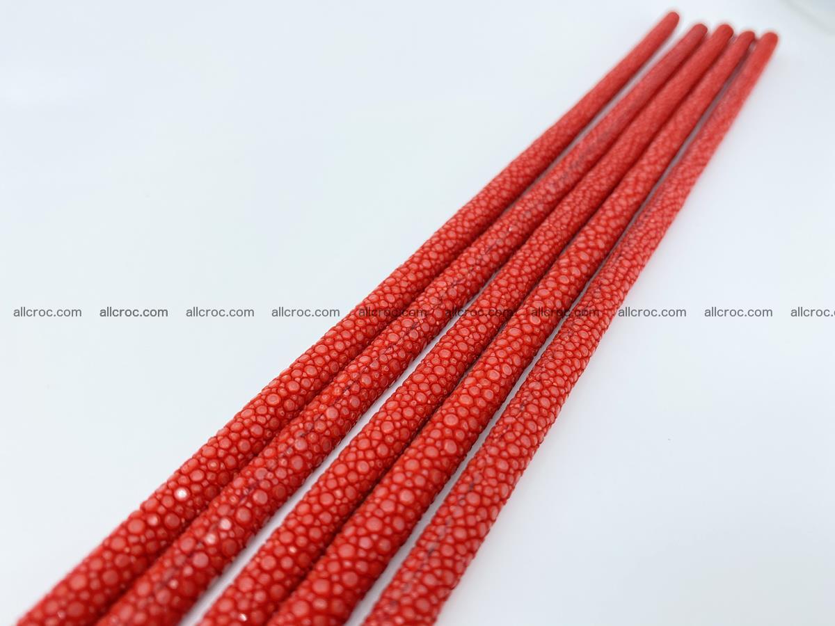 Stingray leather cord 6mm x 40cm 680 Foto 2