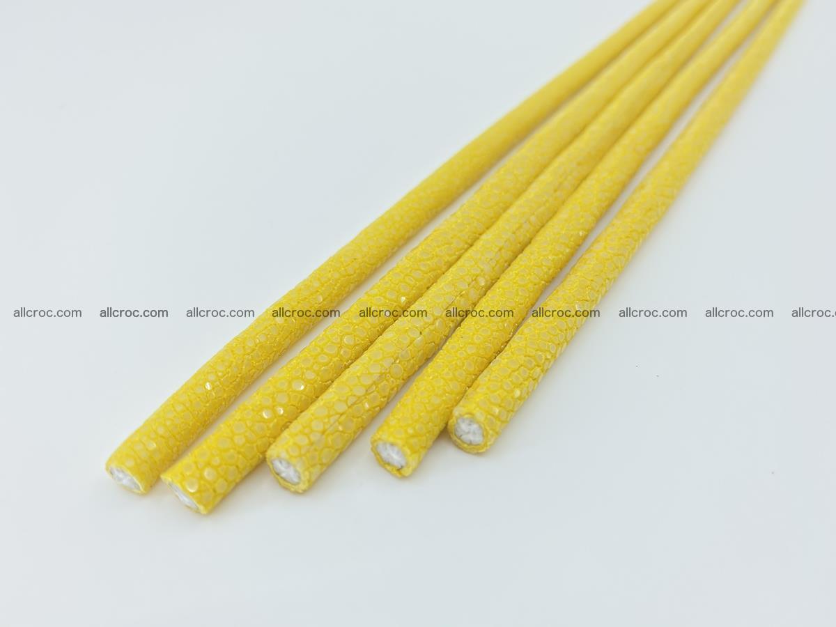 Stingray leather cord 6mm x 40cm 685 Foto 0