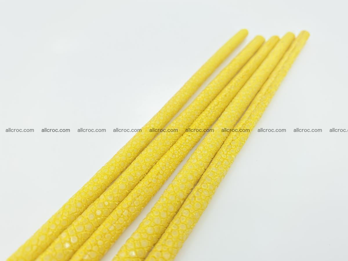 Stingray leather cord 6mm x 40cm 685 Foto 2