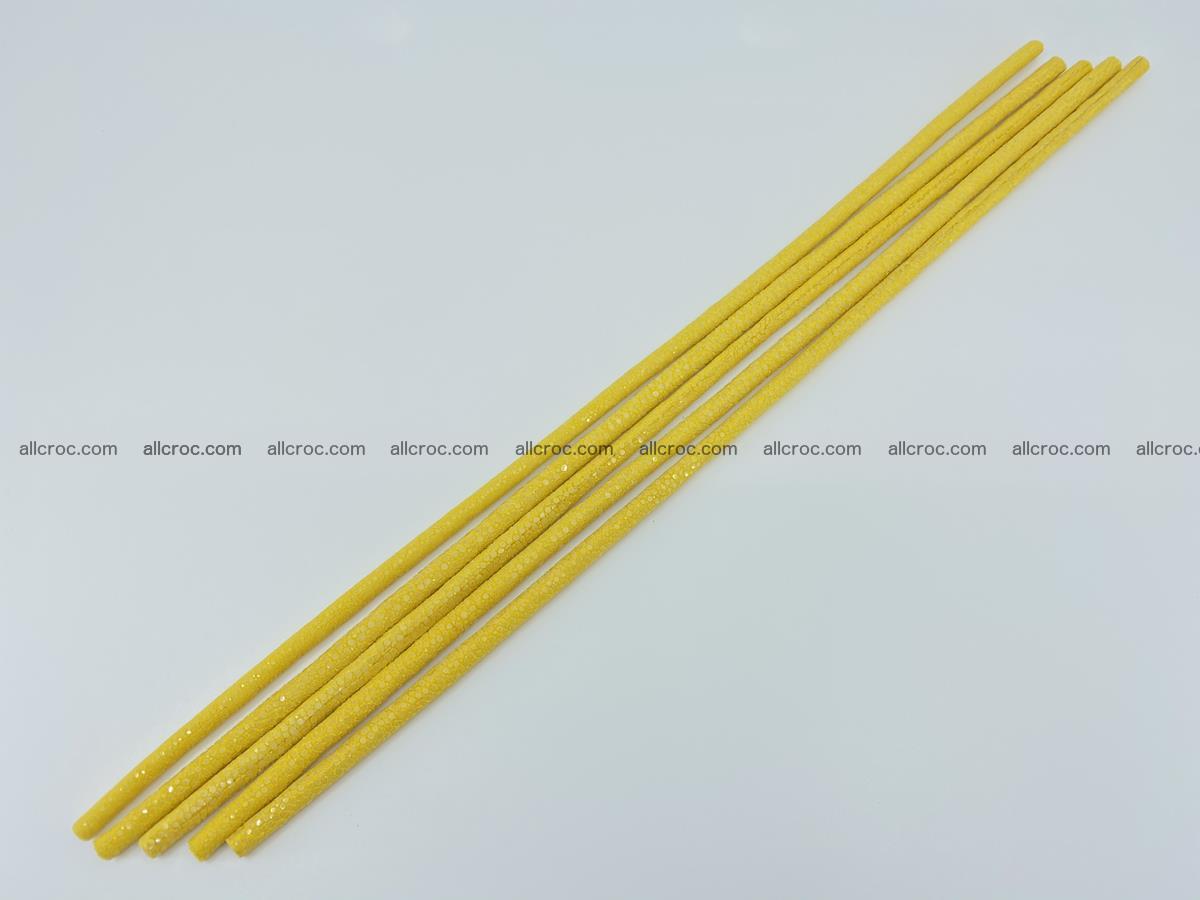 Stingray leather cord 6mm x 40cm 685 Foto 3