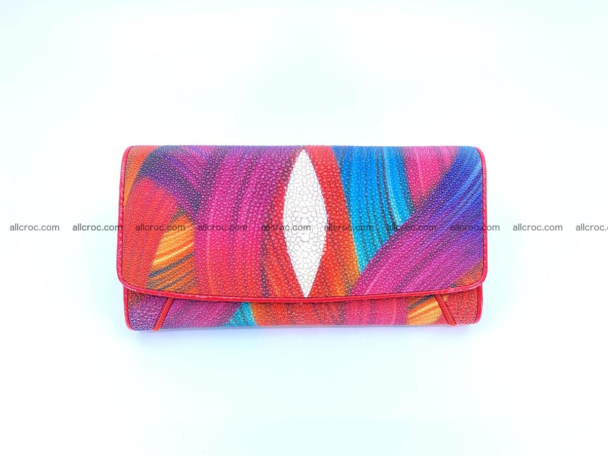 Stingray leather long wallet 1596 Foto 0