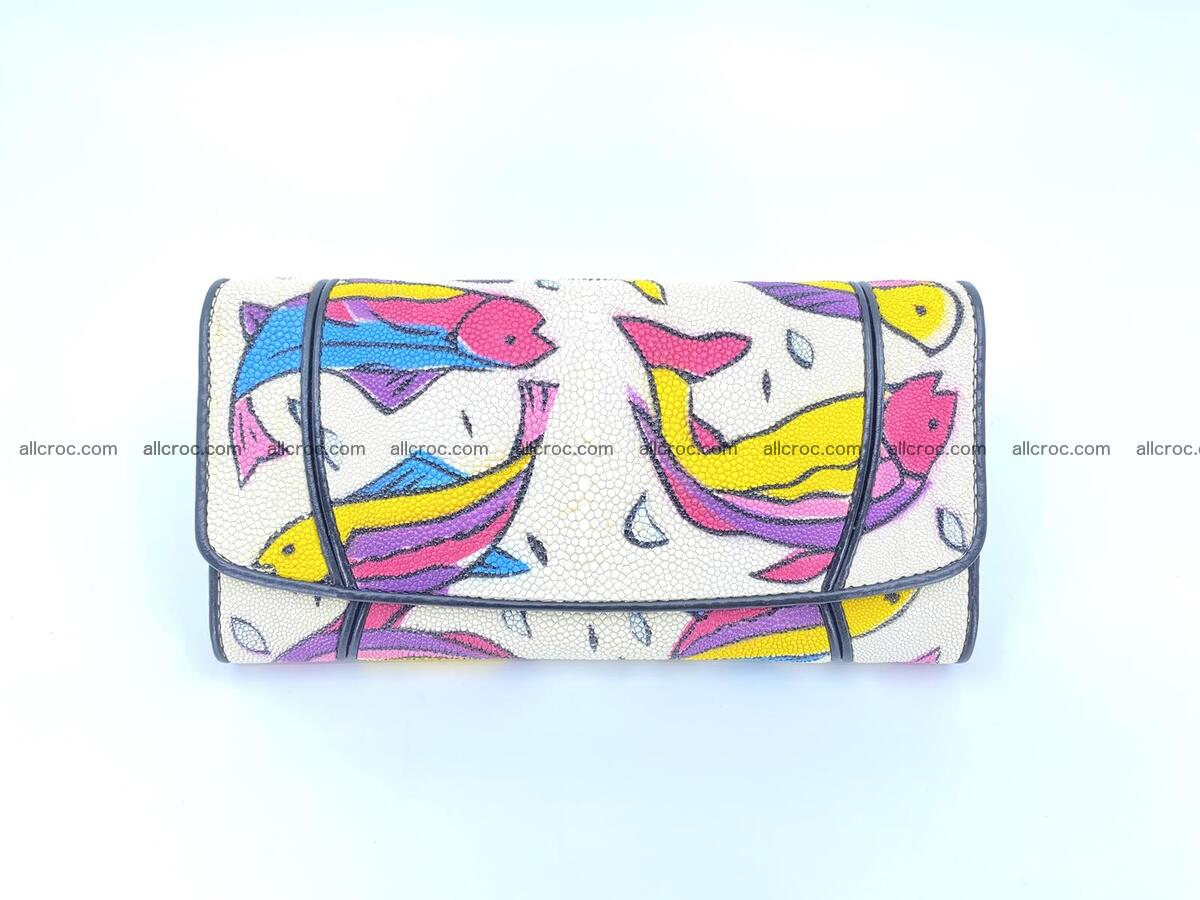 Stingray leather long wallet 1598 Foto 0