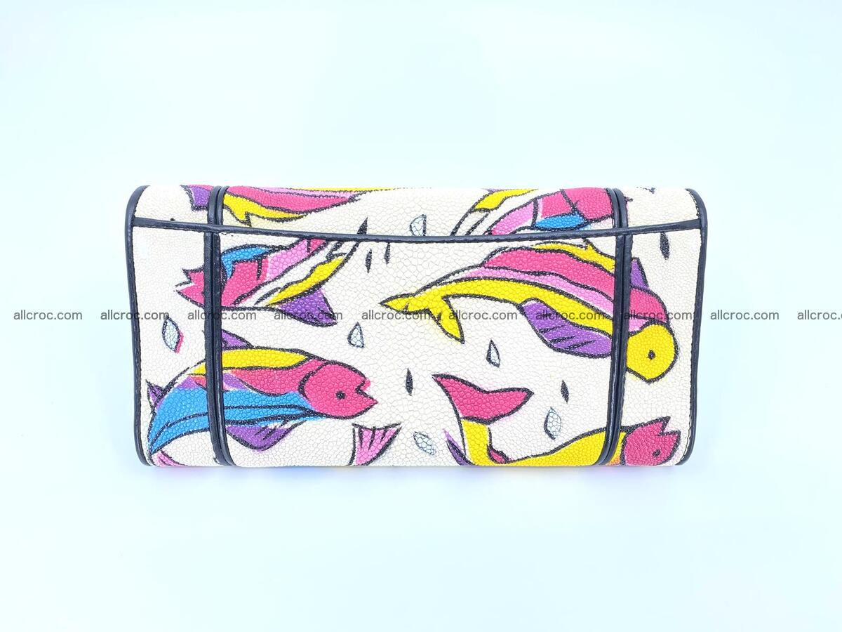 Stingray leather long wallet 1598 Foto 1