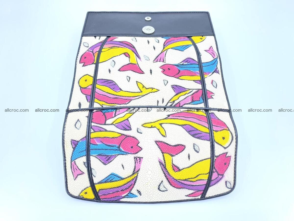 Stingray leather long wallet 1598 Foto 2