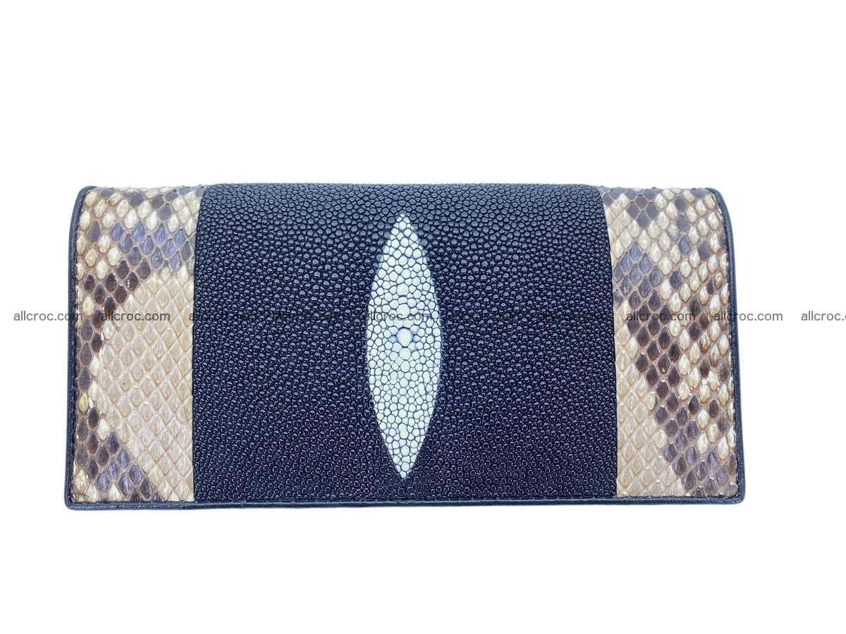 Stingray leather long wallet 2192 Foto 0