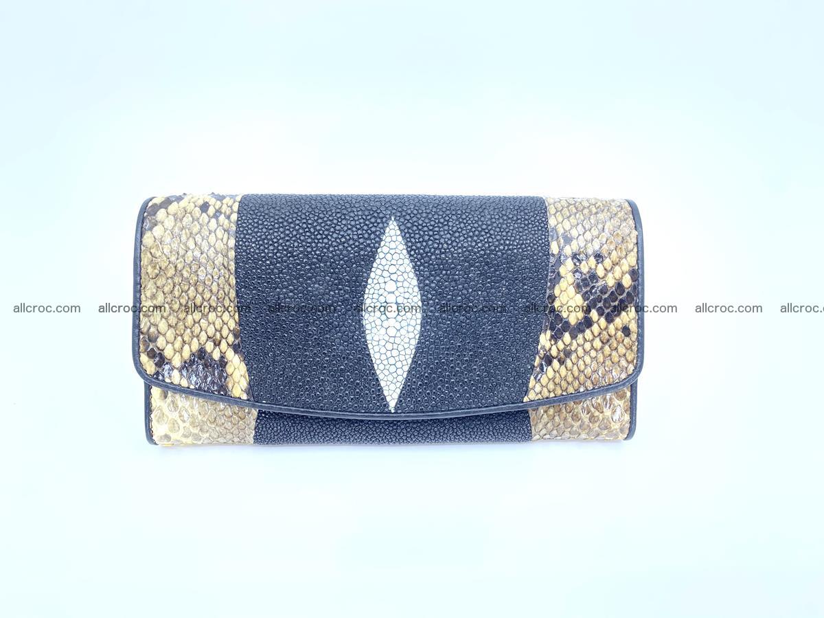 Stingray leather long wallet 1145  Foto 1
