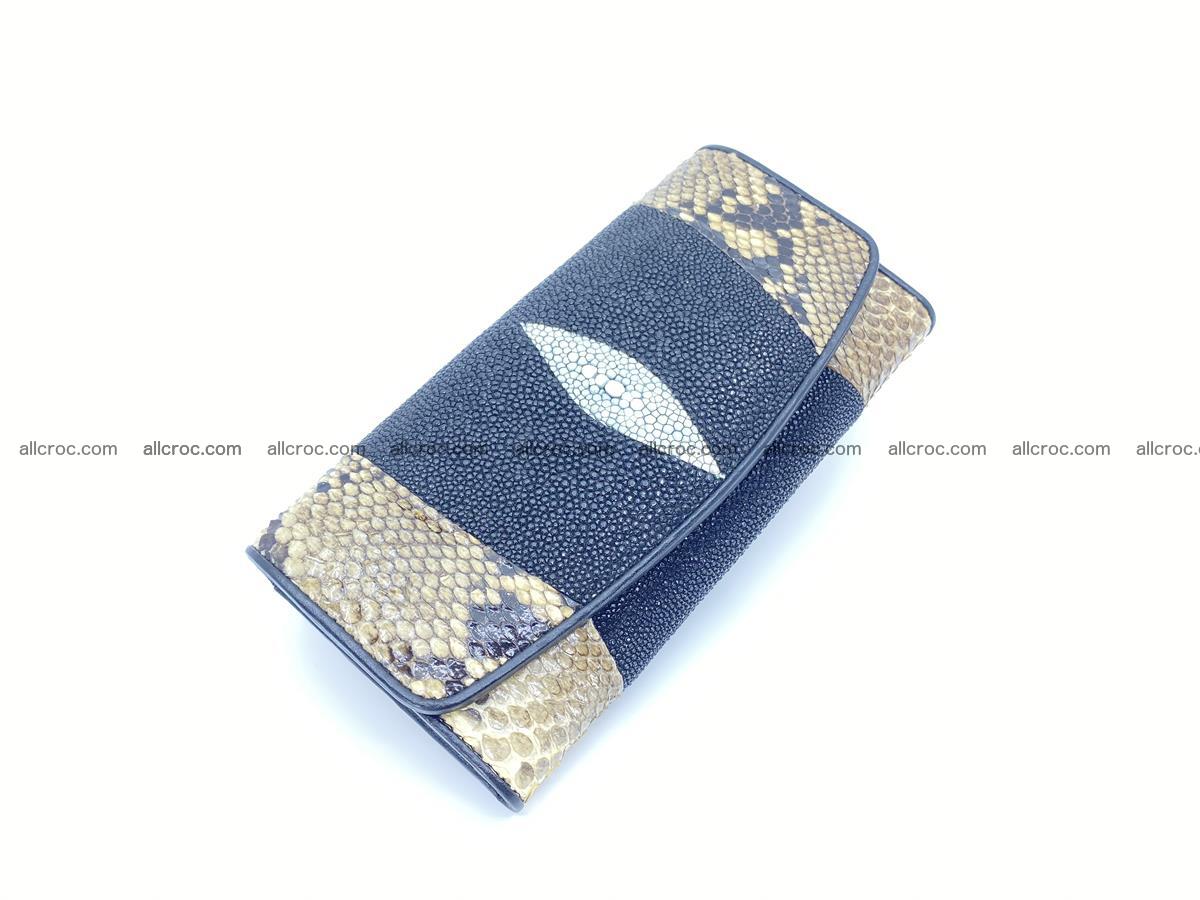 Stingray leather long wallet 1145  Foto 0