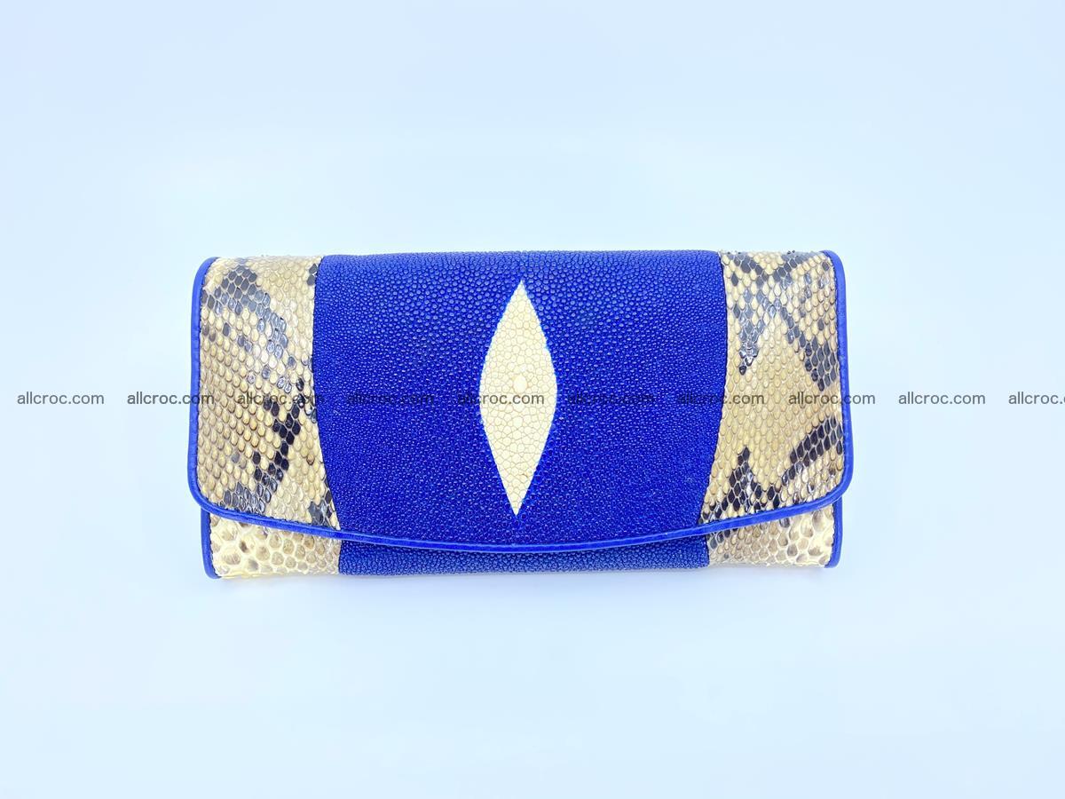 Stingray leather long wallet 1146 Foto 1