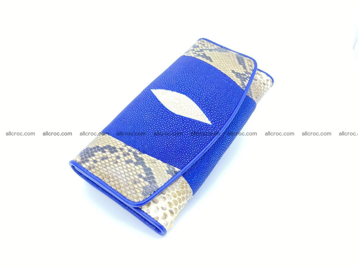 Stingray leather long wallet 1146 Foto 0