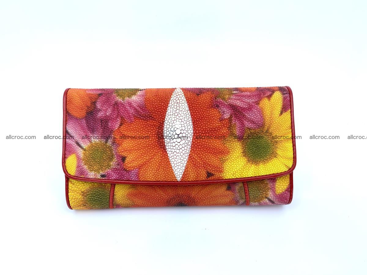 Stingray leather long wallet 1111 Foto 1