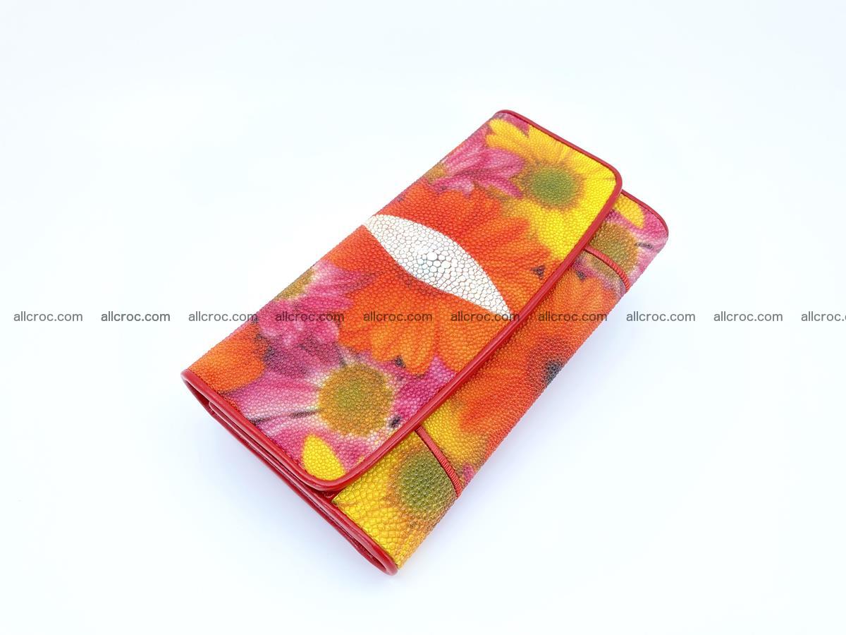 Stingray leather long wallet 1111 Foto 0